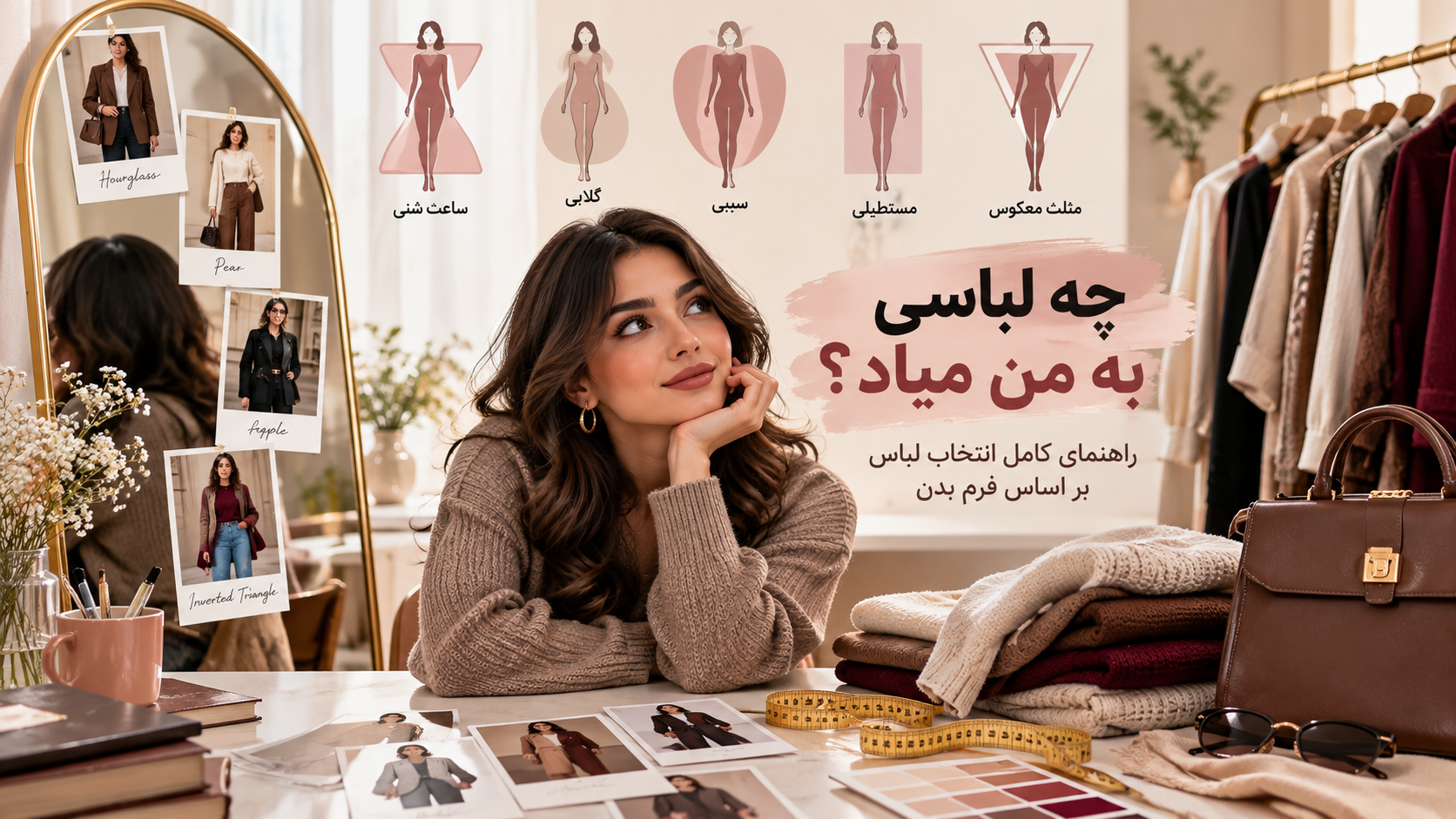 چه لباسی به من میاد؟ راهنمای انتخاب لباس بر اساس فرم بدن