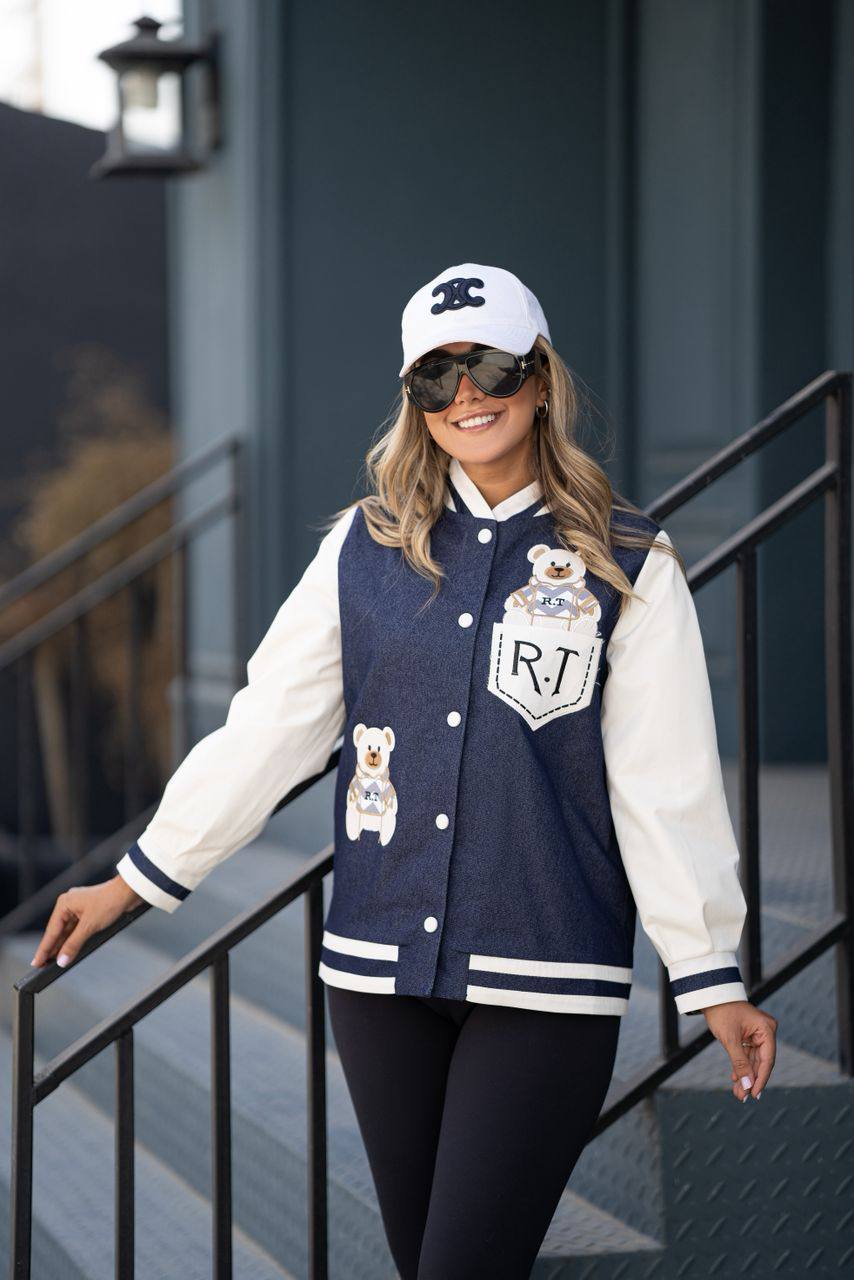 جکت جین تدی زنانه مدل نیکی