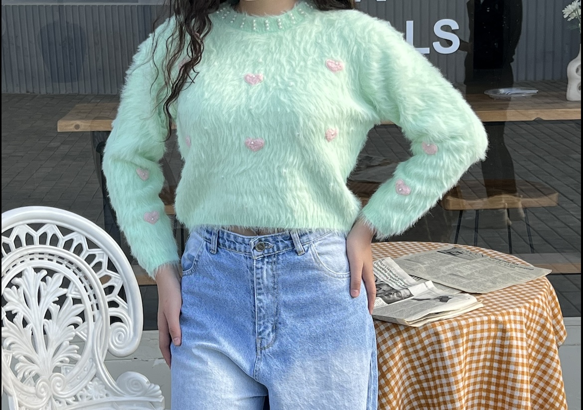 بافت زنانه دخترانه پاییزی موهر مدل رگا